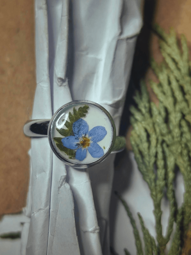 Preserved Floral Ring