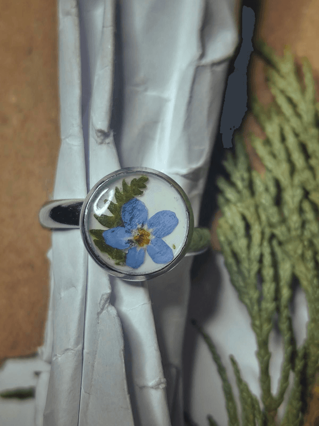 Preserved Floral Ring
