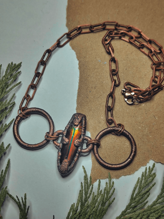 Jewellery Beetle Copper Choker 