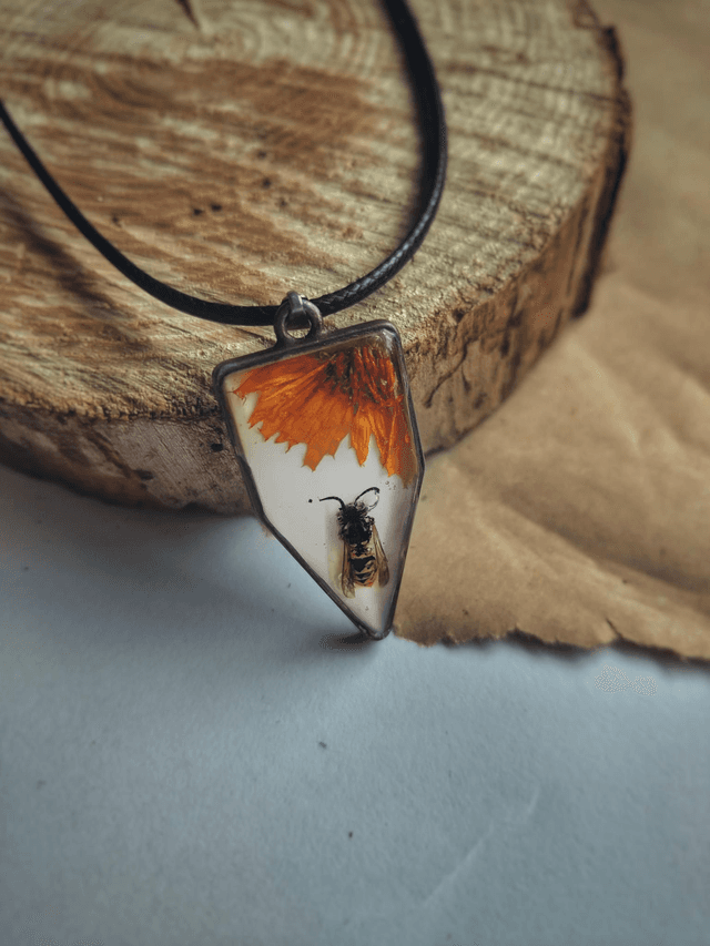 Floral Wasp Necklace