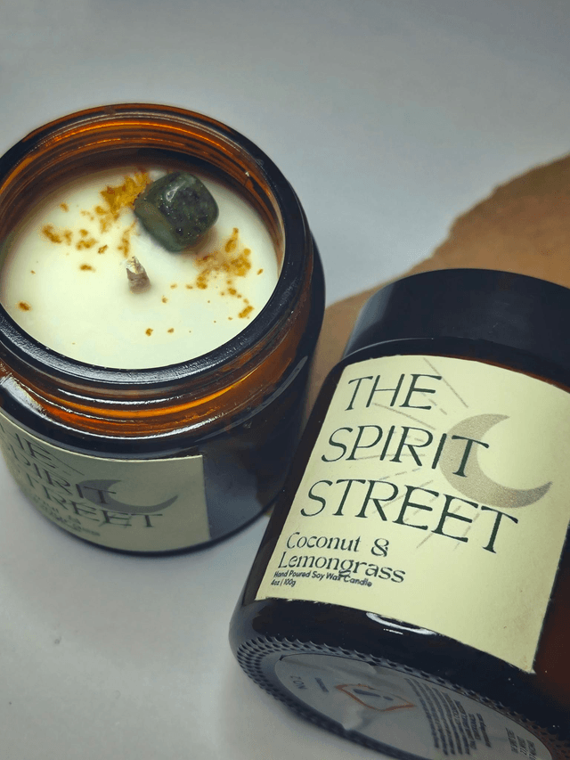 Coconut &amp; Lemongrass Soy Wax Candle