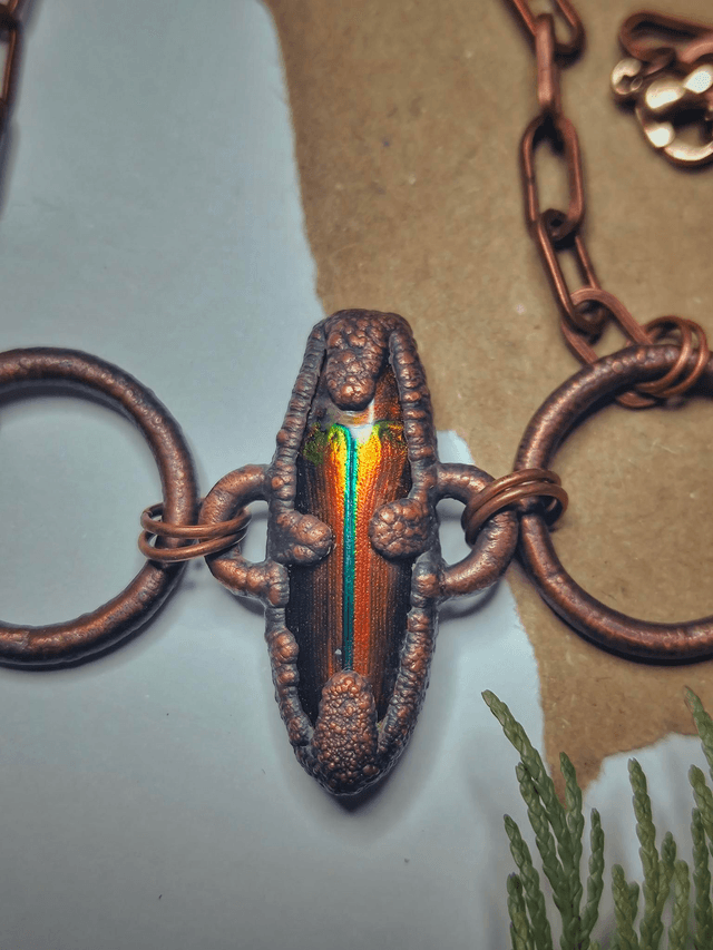 Jewellery Beetle Copper Choker