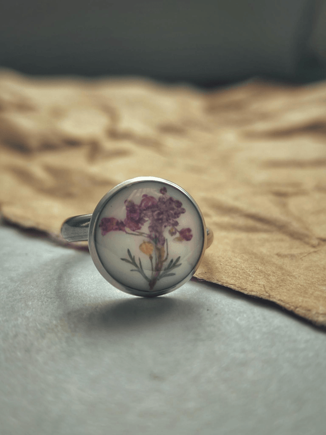 Preserved Floral Ring