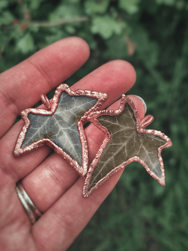 Ivy Leaf Copper Necklace