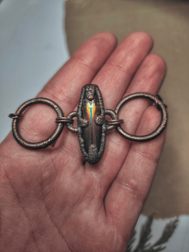 Jewellery Beetle Copper Choker