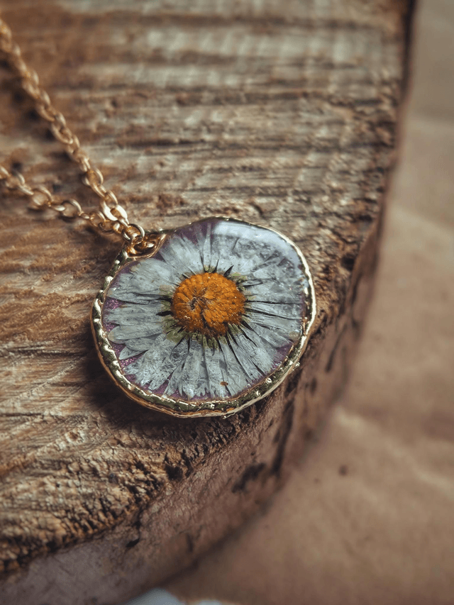 Preserved Floral Necklace
